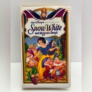 Walt Disney RARE Masterpiece Collection  Snow White VHS tape (ORIGINAL)